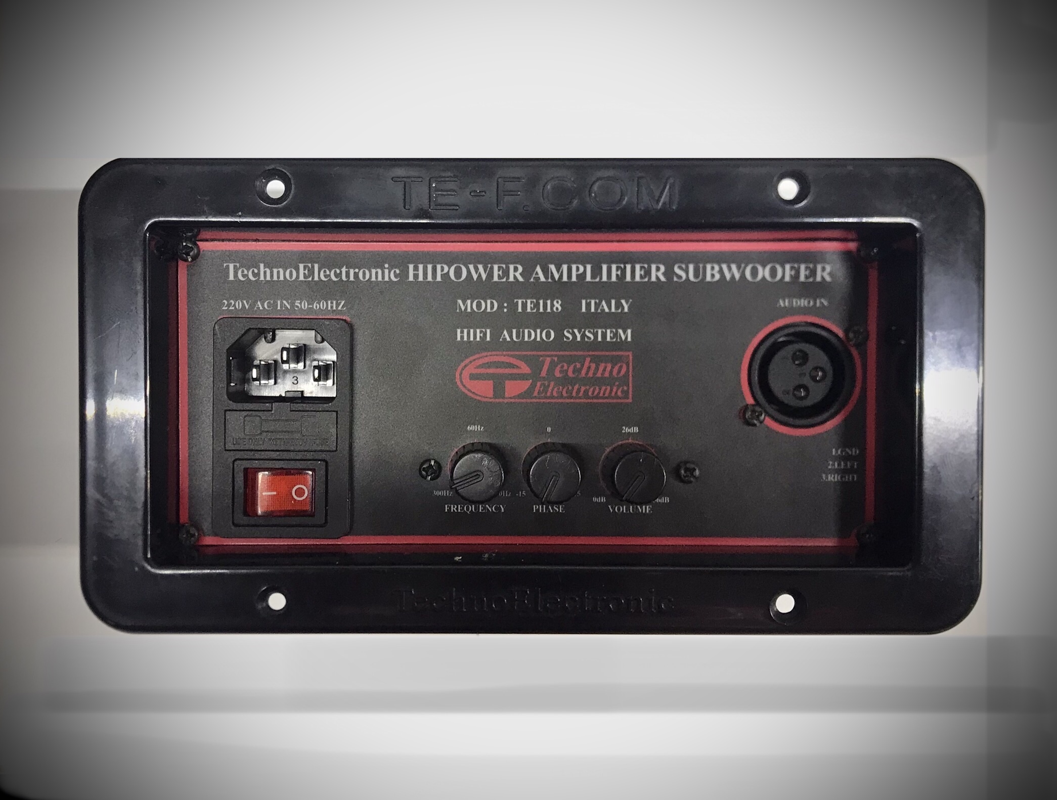 ماژول آمپلی‌فایر ساب ووفر 400WRMS مدل TE118 مدار آمپلی فایر Subwoofer