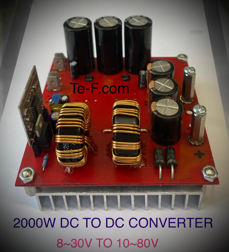 ماژول افزاینده ولتاژ ۲۰۰۰ وات dc to dc مبدل ولتاژ افزاینده مدل TE61
