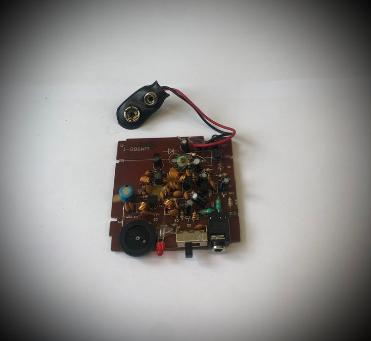 ماژول کامل گیرنده و فرستنده صدا و صوت باندFM- VHF -UHF با جعبه