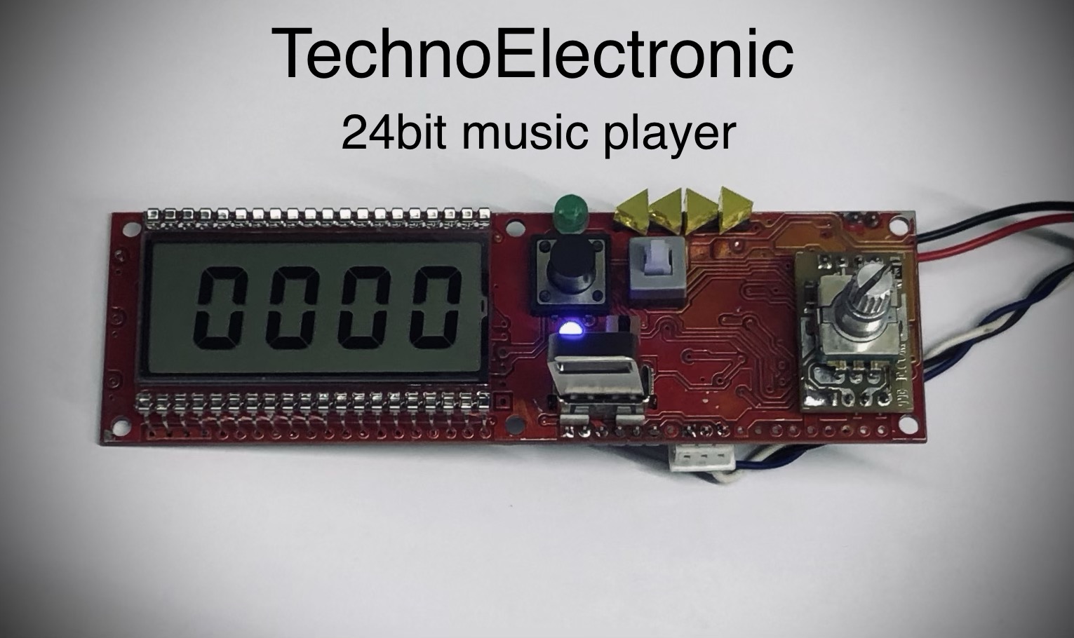 ماژول حرفه ای موزیک پلیر mp3 player با کیفیت ۲۴ بیت تکنوالکترونیک مدل TE55