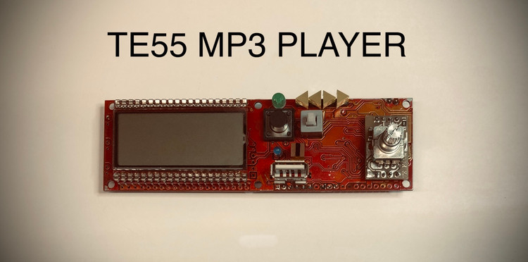 ماژول حرفه ای موزیک پلیر mp3 player با کیفیت ۲۴ بیت تکنوالکترونیک مدل TE55