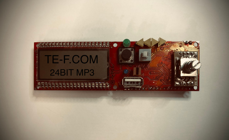 ماژول حرفه ای موزیک پلیر mp3 player با کیفیت ۲۴ بیت تکنوالکترونیک مدل TE55