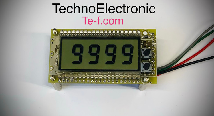 ماژول شمارنده همه کاره و ماژول ساعت دیجیتال LCD مدل TE4